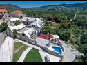 Dom wakacyjny Mari 1 - with pool: H(6+1) Donji Humac - Wyspa Brac  - Chorwacja  - roślinność (dom i otoczenie)