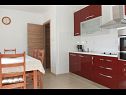 Apartamenty Vinko - 50 M from the beach : A1(4+2) Postira - Wyspa Brac  - Apartament - A1(4+2): kuchnia z jadalnią