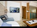 Apartamenty Damir - 80 m from beach: A1(4), A2(2+2) Postira - Wyspa Brac  - Apartament - A1(4): pokój dzienny