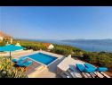 Dom wakacyjny Ita - with pool and view: H(4+1) Postira - Wyspa Brac  - Chorwacja  - widok na morze