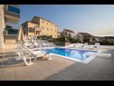 Apartamenty Ivan - with heated pool and seaview: A1(4), B1(4) Postira - Wyspa Brac  - dom
