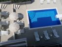 Apartamenty Ivan - with heated pool and seaview: A1(4), B1(4) Postira - Wyspa Brac  - wspólna tarasa