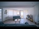 Apartamenty Feng - comfy and sea view : A1(4) Postira - Wyspa Brac  - Apartament - A1(4): pokój dzienny