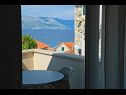Apartamenty Feng - comfy and sea view : A1(4) Postira - Wyspa Brac  - Apartament - A1(4): widok z balkona
