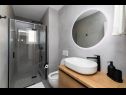 Apartamenty L&R - with pool: A1(4) Supetar - Wyspa Brac  - Apartament - A1(4): łazienka z WC