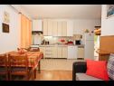 Apartamenty Vrilo- 30m from the sea A1(4+2) Supetar - Wyspa Brac  - Apartament - A1(4+2): kuchnia z jadalnią