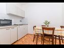 Apartamenty Jerkica - 50 m from sea: A1(4) Sutivan - Wyspa Brac  - Apartament - A1(4): kuchnia z jadalnią