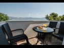 Apartamenty Dome - 30 m from beach : A1(4), A2(4), A3(4) Arbanija - Wyspa Ciovo  - Apartament - A1(4): balkon