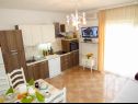 Apartamenty Anda - sea view: B1(4), B2(4), C(4+1) Mastrinka - Wyspa Ciovo  - Apartament - C(4+1): kuchnia z jadalnią
