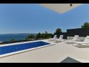 Dom wakacyjny Maca - pool an view: H(8) Okrug Gornji - Wyspa Ciovo  - Chorwacja  - basen