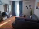 Apartamenty Marijica - 100m from the beach A1(4), A2(6) Okrug Gornji - Wyspa Ciovo  - Apartament - A1(4): pokój dzienny