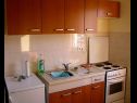 Apartamenty Stipan - 80 m from sea : A1(2), A2(2+2) Slatine - Wyspa Ciovo  - Apartament - A1(2): kuchnia