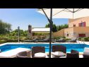 Dom wakacyjny Kova - private pool: H(8+2) Liznjan - Istria  - Chorwacja  - basen (dom i otoczenie)