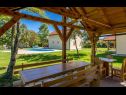  Blue house - outdoor pool: H(8+2) Plaski - Kontynentalne Chorwacja - Chorwacja  - tarasa