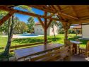  Green house - outdoor pool & BBQ: H(6+2) Plaski - Kontynentalne Chorwacja - Chorwacja  - tarasa w ogrodzie