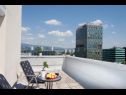 Apartamenty Asja - panoramic city view : A1(2+1) Zagreb - Kontynentalne Chorwacja - widok z tarase