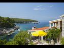 Dom wakacyjny Villa Bistrana - 15m from sea: H(4) Zatoka Tankaraca (Vela Luka) - Wyspa Korcula  - Chorwacja  - H(4): tarasa