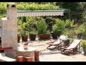 Dom wakacyjny Ana - with pool: H(6) Lakmartin - Wyspa Krk  - Chorwacja  - dziedziniec