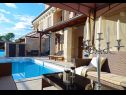 Dom wakacyjny Berna - pool house: H(6+1) Malinska - Wyspa Krk  - Chorwacja  - dom