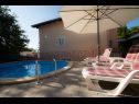 Apartamenty Ivona - open swimming pool: A1 (4+2), A2 (2+2) Njivice - Wyspa Krk  - basen