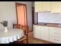 Apartamenty Azur - 10 m from sea: A1(4), SA2(2+1) Ilovik (Wyspa Ilovik) - Wyspa Losinj  - Apartament - A1(4): kuchnia z jadalnią