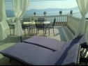 Apartamenty Jure - terrace with amazing sea view: A1 Leona (6+2), A2 Ivano (6+2) Brist - Riwiera Makarska  - Apartament - A2 Ivano (6+2): tarasa