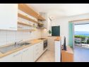Apartamenty Horizont - 150 m from pebble beach: A1-Filip(4+2), A2-Mario(4+2) Brist - Riwiera Makarska  - Apartament - A2-Mario(4+2): kuchnia