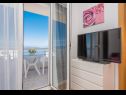 Apartamenty Ivi - 100 m from pebble beach: A1(2+2), A2(2+2), A3(2+2), A4(4+4), A5(2+2) Drasnice - Riwiera Makarska  - Apartament - A1(2+2): balkon