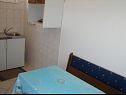 Apartamenty Nik - 50 M from the sea : A1(2+1), A2(2) Gradac - Riwiera Makarska  - Apartament - A2(2): kuchnia z jadalnią
