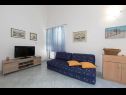 Apartamenty Blue - 100 m from beach: A1(3+1) Igrane - Riwiera Makarska  - Apartament - A1(3+1): pokój dzienny