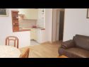 Apartamenty Mila - 2 bedrooms and free parking: A4(4), A5(5) Makarska - Riwiera Makarska  - Apartament - A5(5): kuchnia z jadalnią