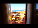 Apartamenty Bor - with great view: A1(4+2)Garbin, SA2(2)Levant Makarska - Riwiera Makarska  - Apartament - A1(4+2)Garbin: widok z balkona