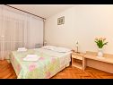Apartamenty Pet - 300 m from beach: A1(5) Makarska - Riwiera Makarska  - Apartament - A1(5): sypialnia