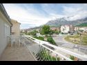 Apartamenty Mila - 2 bedrooms and free parking: A4(4), A5(5) Makarska - Riwiera Makarska  - Apartament - A4(4): balkon