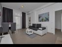 Apartamenty Petar - 200 m from beach: A1(4) Makarska - Riwiera Makarska  - Apartament - A1(4): pokój dzienny
