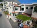 Apartamenty Palmina - comfort apartment: A1 veliki (6),  A2 žuti (4+1), A3 lila (2), SA4 bijeli (2) Makarska - Riwiera Makarska  - dom