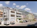 Apartamenty Ennio - free parking: A1(6+2) Makarska - Riwiera Makarska  - dom