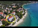 Apartamenty i pokoje Tomo 1 - at the beach: A4(2+2), RA1(2), RA2(2), RA3(2) Zaostrog - Riwiera Makarska  - dom