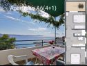 Apartamenty Gogi - 100 m from beach: A6(4+1), A1(2+1), A2(2+1), A8(4+2) Zivogosce - Riwiera Makarska  - Apartament - A6(4+1): detal