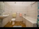 Apartamenty Saga - with swimming pool A2(2+1), A3(6+1) Lokva Rogoznica - Riwiera Omis  - Apartament - A2(2+1): łazienka z WC