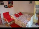 Apartamenty Nasta - 10 m from beach: A1(2+2), SA2(2), SA3(2) Omis - Riwiera Omis  - Studio apartament - SA2(2): sypialnia