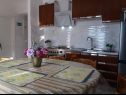 Apartamenty Jugana - with pool : A1 donji(4), A2 gornji(4) Sumpetar - Riwiera Omis  - Apartament - A1 donji(4): kuchnia z jadalnią