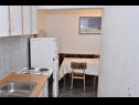 Apartamenty Draga - 15 m from pebble beach: SA1(4), A2(4+2), A4(3+1) Metajna - Wyspa Pag  - Apartament - A2(4+2): kuchnia z jadalnią