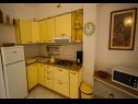 Apartamenty Daju - 3 colours: A1 plavi(2+2), A2 žuti(4+1), A3 narančasti(2) Zdrelac - Wyspa Pasman  - Apartament - A2 žuti(4+1): kuchnia