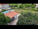 Apartamenty Ankica - pool & garden A1(9), A2(8) Kampor - Wyspa Rab  - ogród