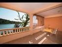 Apartamenty Anka - 10 m from sea: A1(4), A2(4) Kampor - Wyspa Rab  - Apartament - A1(4): tarasa