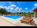 Dom wakacyjny Brist - with pool: H(8) Drinovci - Riwiera Sibenik  - Chorwacja  - basen