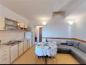 Apartamenty Jera-  barbecue and free berth for boat A1(4+1), A2(2+1) Zatoka Kanica (Rogoznica) - Riwiera Sibenik  - Chorwacja  - Apartament - A1(4+1): kuchnia z jadalnią