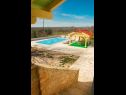 Dom wakacyjny Villa Karaga - with private pool: H(8+1) Ljubotic - Riwiera Sibenik  - Chorwacja  - basen