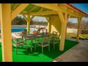 Dom wakacyjny Villa Karaga - with private pool: H(8+1) Ljubotic - Riwiera Sibenik  - Chorwacja  - tarasa w ogrodzie
